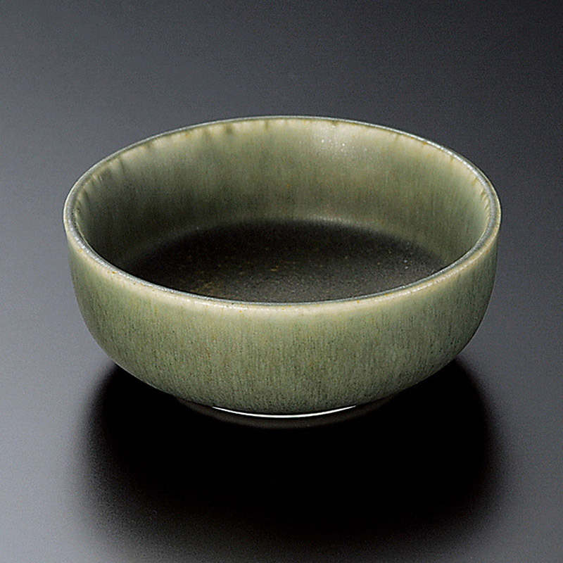 山万 05527-230 灰オリベミニ鉢 1個(ご注文単位1個)【直送品】