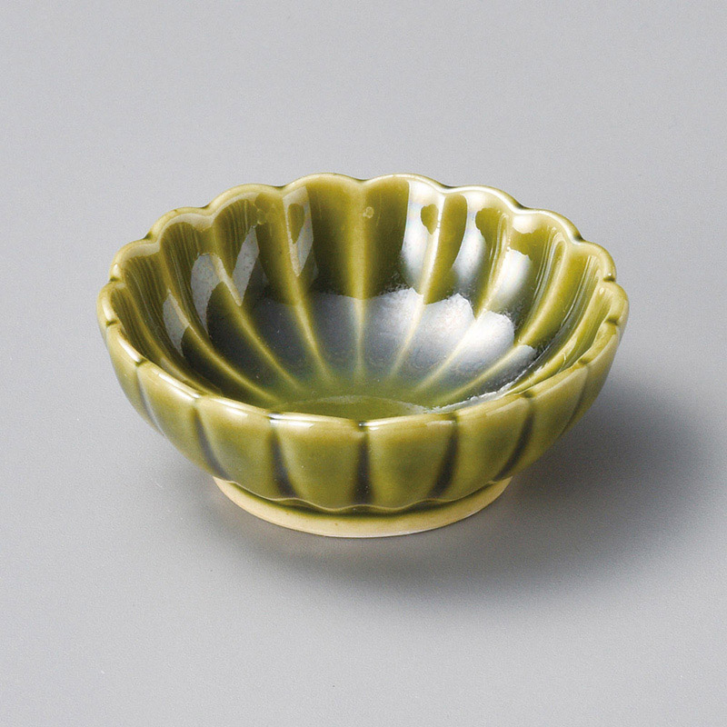 山万 05523-570 織部菊型珍味 1個(ご注文単位1個)【直送品】