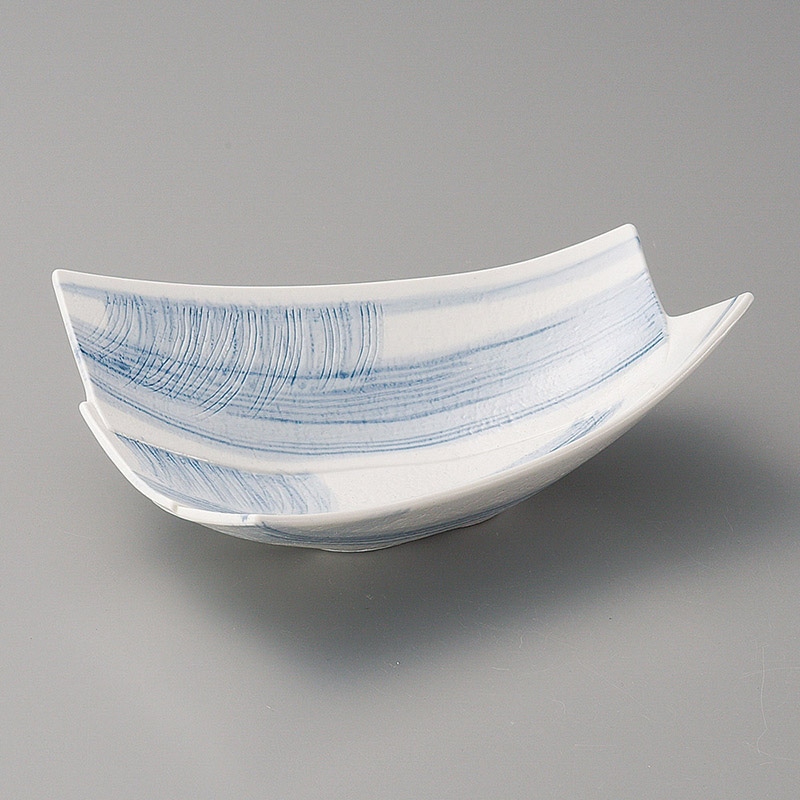 山万 06017-190 青呉須三角向付  1個（ご注文単位1個）【直送品】