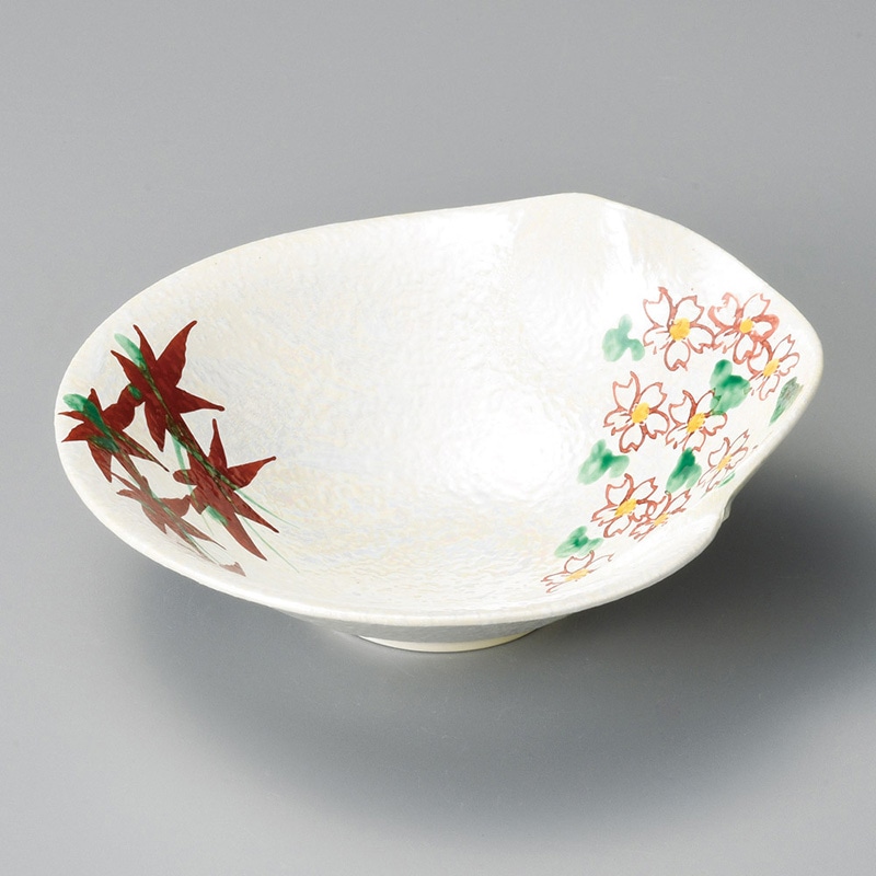 山万 06002-580 ラスター春秋向付  1個（ご注文単位1個）【直送品】