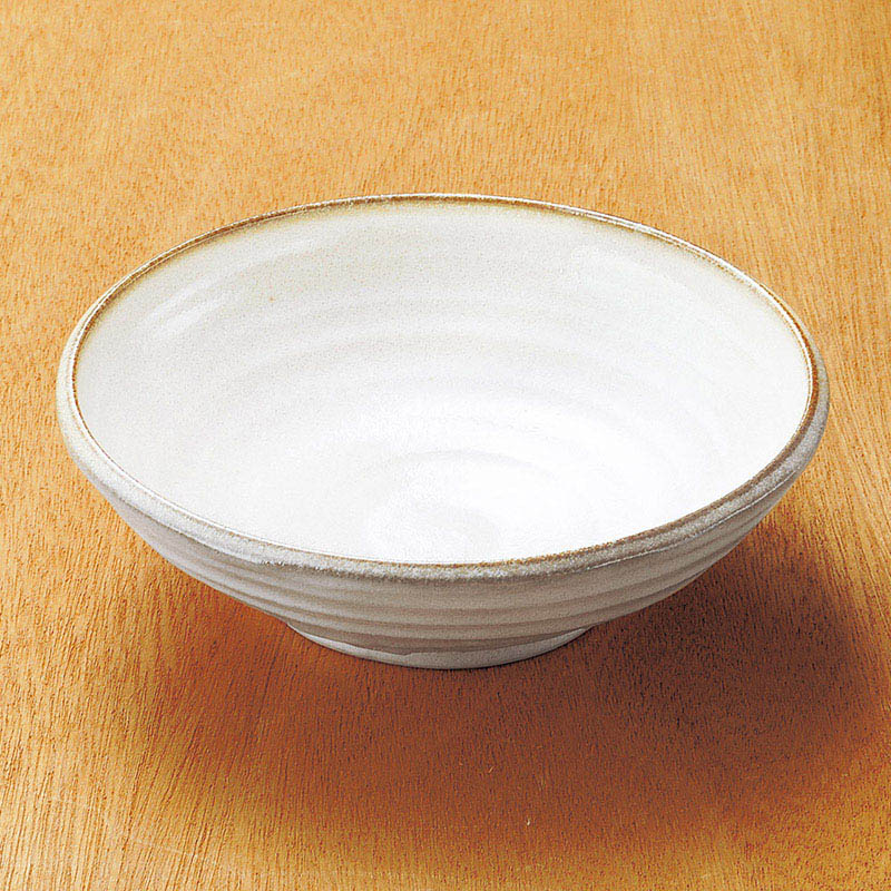 山万 06913-270 粉引荒引浅鉢 1個(ご注文単位1個)【直送品】