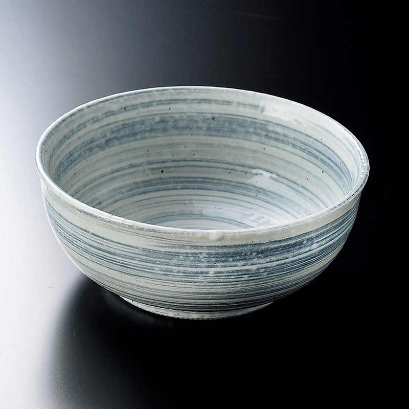 山万 08125-190 うず粉引グレー4.0ボール  1個（ご注文単位1個）【直送品】
