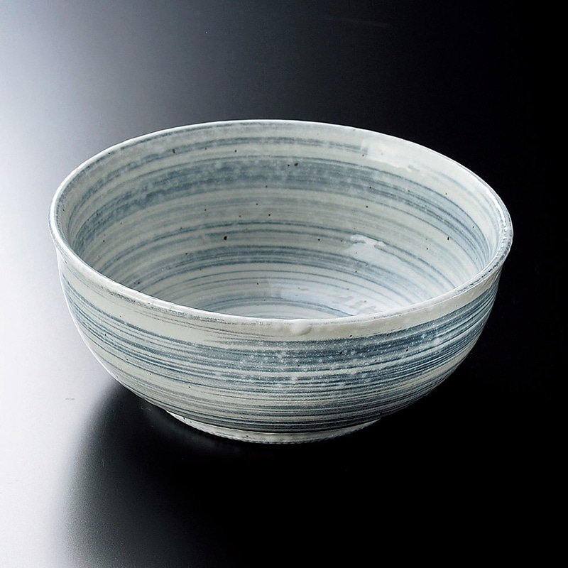 山万 08126-190 うず粉引グレー3.5ボール  1個（ご注文単位1個）【直送品】