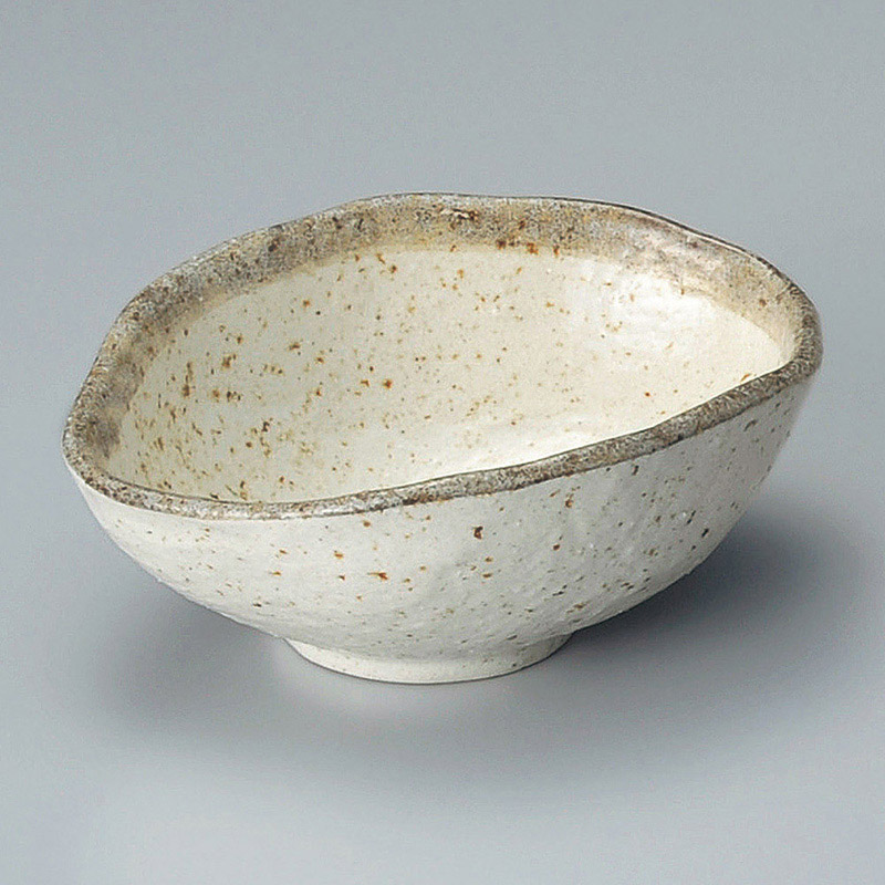 山万 08315-170 白唐津変型小鉢 1個(ご注文単位1個)【直送品】