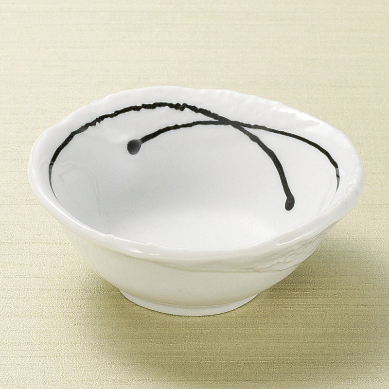 山万 09116-310 黒結び石目小鉢 1個(ご注文単位1個)【直送品】