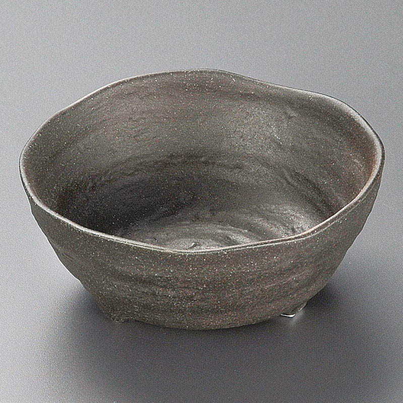 山万 09526-310 黒伊賀小鉢  1個（ご注文単位1個）【直送品】