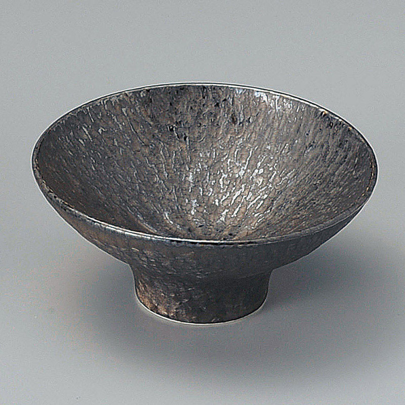 山万 09413-460 金結晶とちり4寸高台鉢  1個（ご注文単位1個）【直送品】