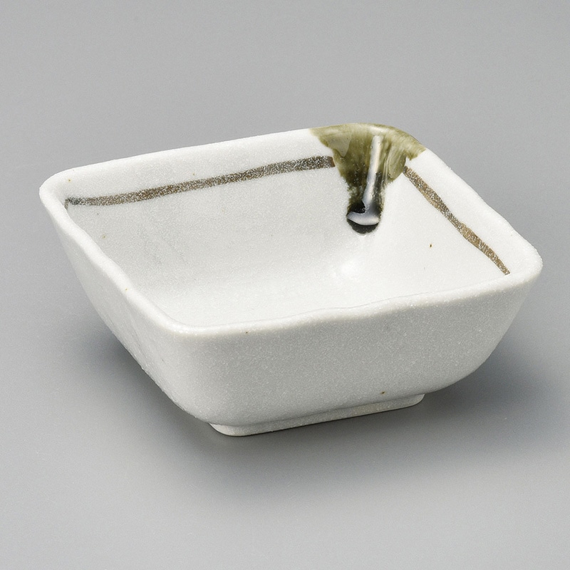 山万 10413-510 志野ライン36角小鉢 1個(ご注文単位1個)【直送品】
