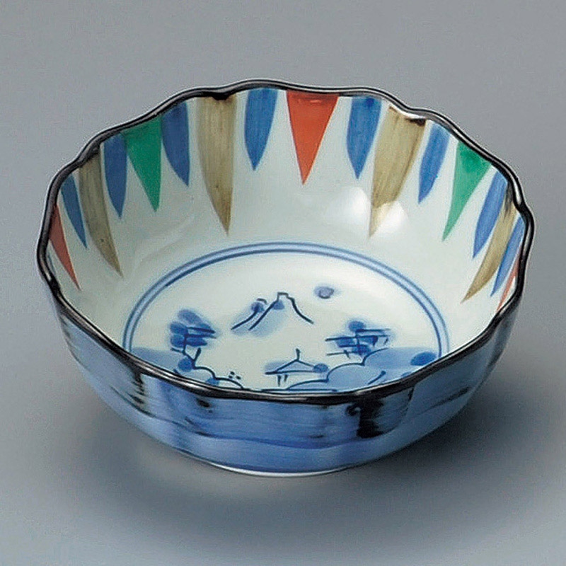 山万 10510-730 十草山水小付 1個(ご注文単位1個)【直送品】