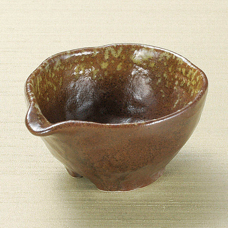 山万 10426-580 信楽吹片口鉢 1個(ご注文単位1個)【直送品】