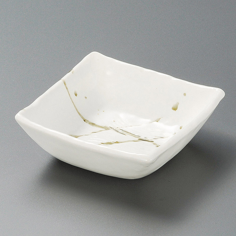 山万 10514-230 筆流 白串目角小付 1個(ご注文単位1個)【直送品】