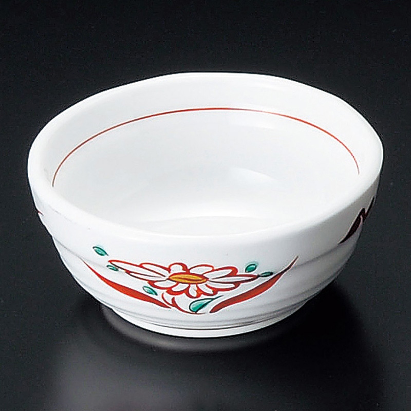 山万 10225-130 赤絵小花段付小鉢  1個（ご注文単位1個）【直送品】