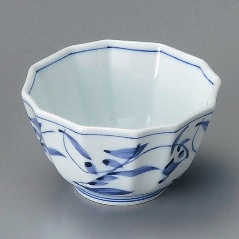 山万 10203-430 唐草十二角鉢  1個（ご注文単位1個）【直送品】