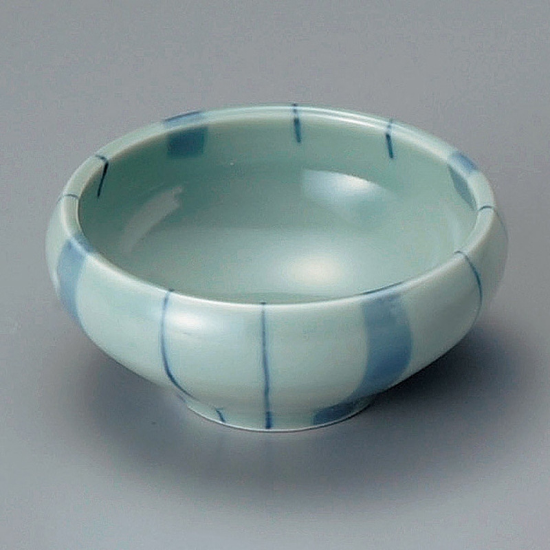 山万 10309-140 青十草くくり鉢  1個（ご注文単位1個）【直送品】