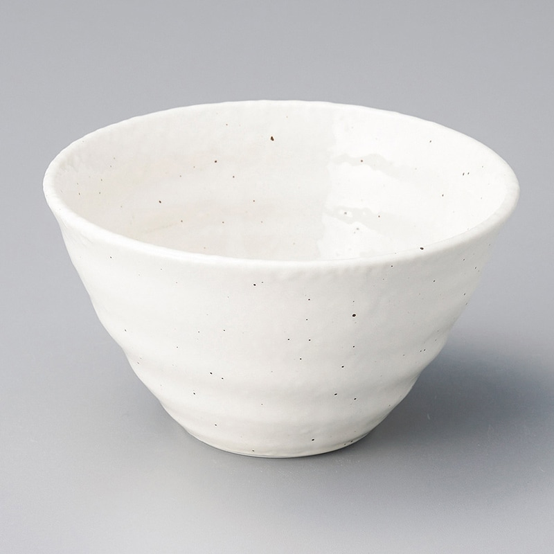 山万 11035-020 新粉引リップル碗小  1個（ご注文単位1個）【直送品】