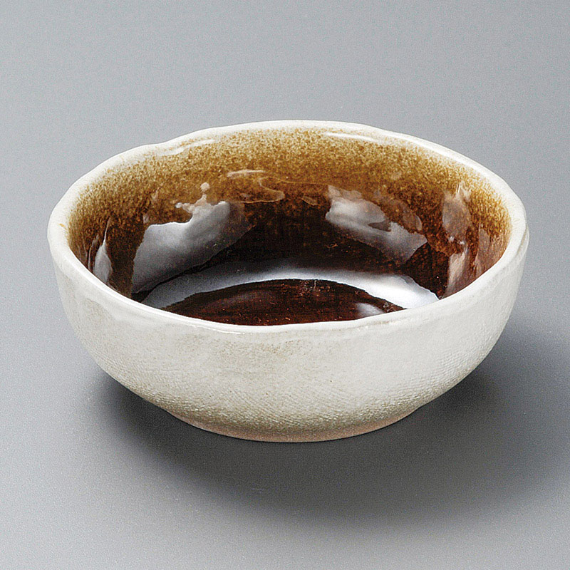 山万 11125-550 ブラウン4.0丸鉢  1個（ご注文単位1個）【直送品】