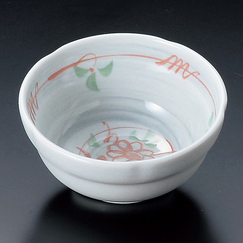 山万 11163-200 粉引赤絵3.8小鉢  1個（ご注文単位1個）【直送品】