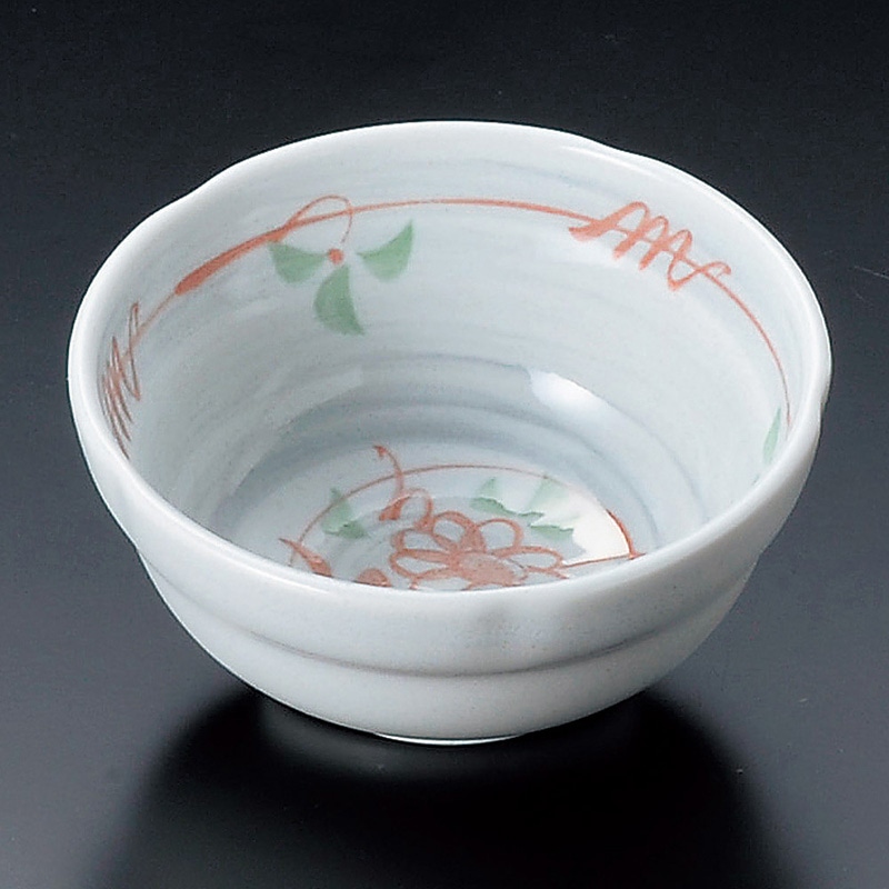 山万 11164-200 粉引赤絵3.5小鉢  1個（ご注文単位1個）【直送品】