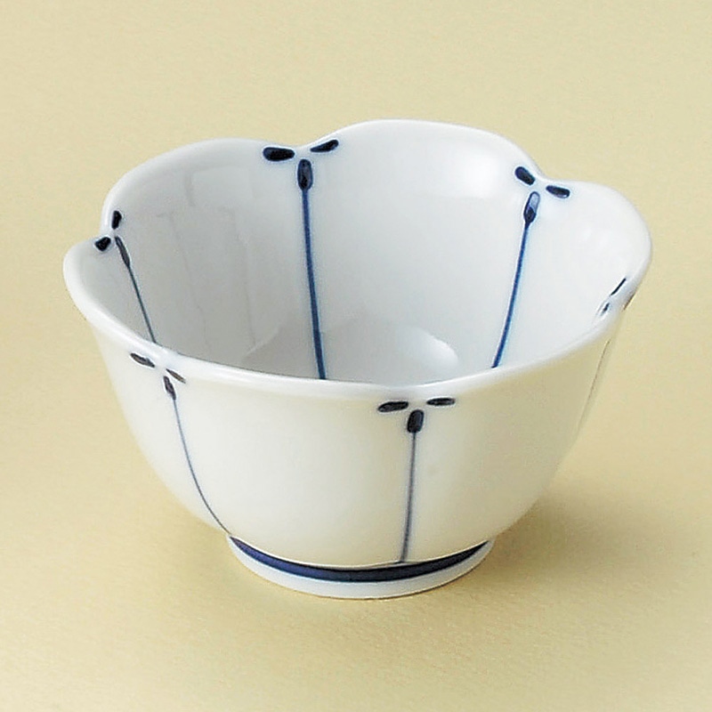 山万 11148-580 めばえ青小鉢(大)  1個（ご注文単位1個）【直送品】
