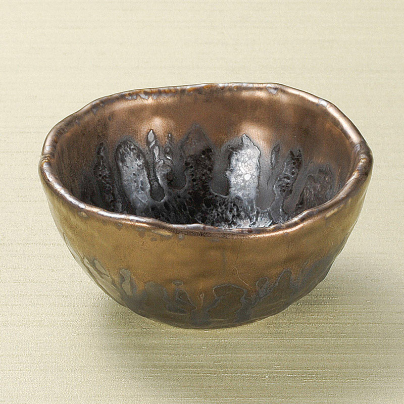 山万 11252-450 孔雀金流しタタラ小鉢 (小) 1個（ご注文単位1個）【直送品】