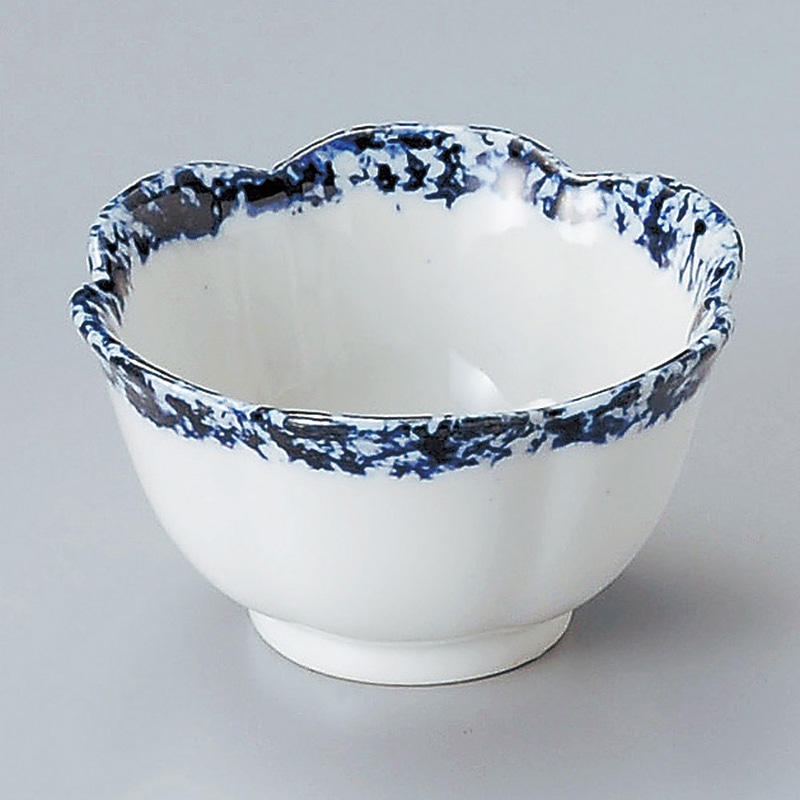 山万 11339-550 呉須タタキ梅小鉢(大) 1個(ご注文単位1個)【直送品】