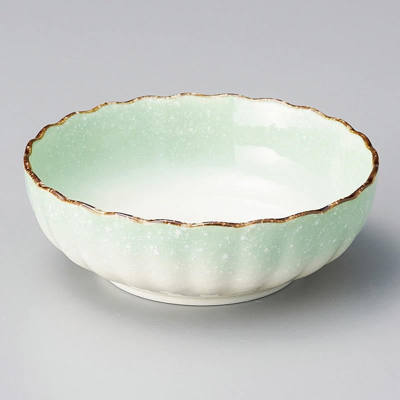 山万 11055-550 小雪緑菊型3.5鉢 1個(ご注文単位1個)【直送品】