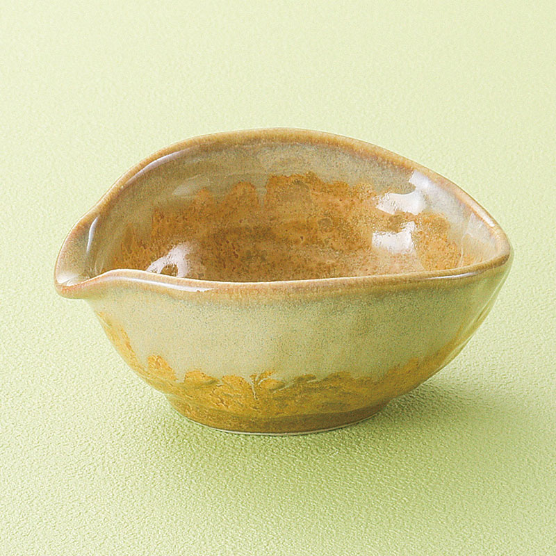 山万 11430-450 金結晶新片口鉢 1個(ご注文単位1個)【直送品】