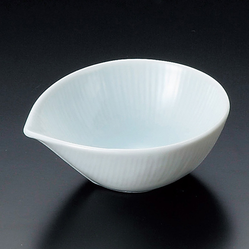 山万 12503-450 淡青しずく小付 1個(ご注文単位1個)【直送品】