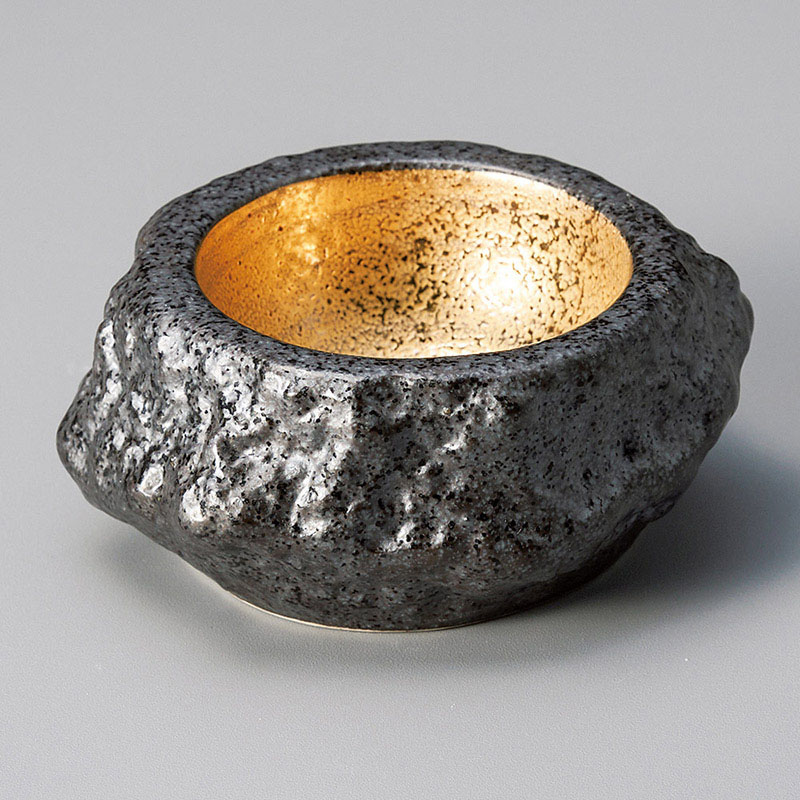 山万 11601-460 金彩岩肌小鉢 1個(ご注文単位1個)【直送品】