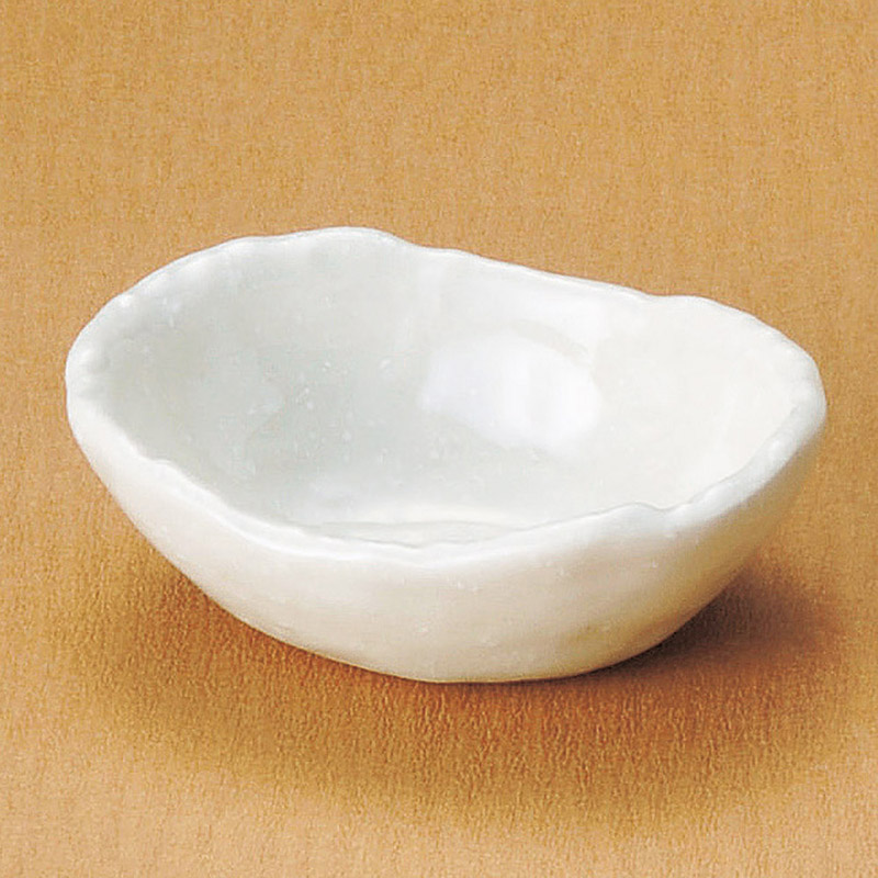 山万 12509-190 粉引楕円小付 1個(ご注文単位1個)【直送品】