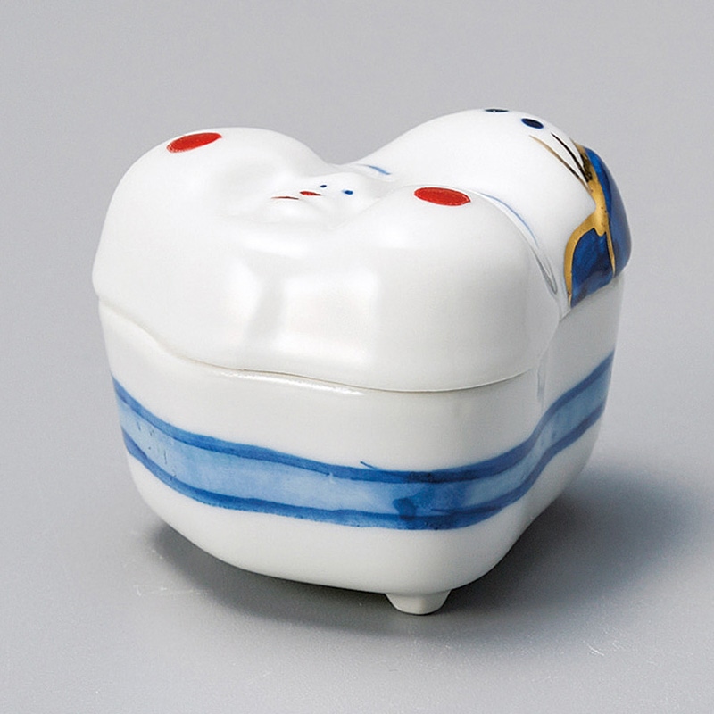 山万 12611-430 オカメ蓋付珍味 1個(ご注文単位1個)【直送品】