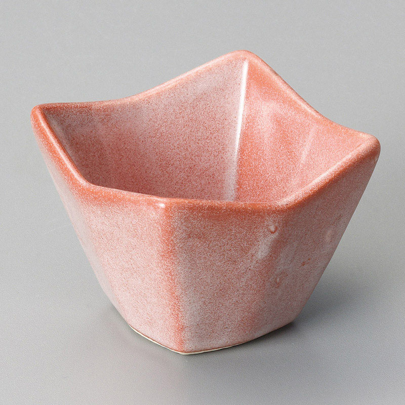 山万 12851-430 赤楽四ツ山小付 1個(ご注文単位1個)【直送品】