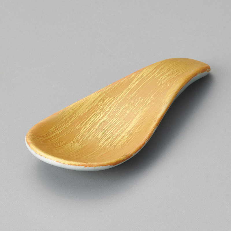 山万 12710-450 金彩刷毛目箸置珍味 1個(ご注文単位1個)【直送品】