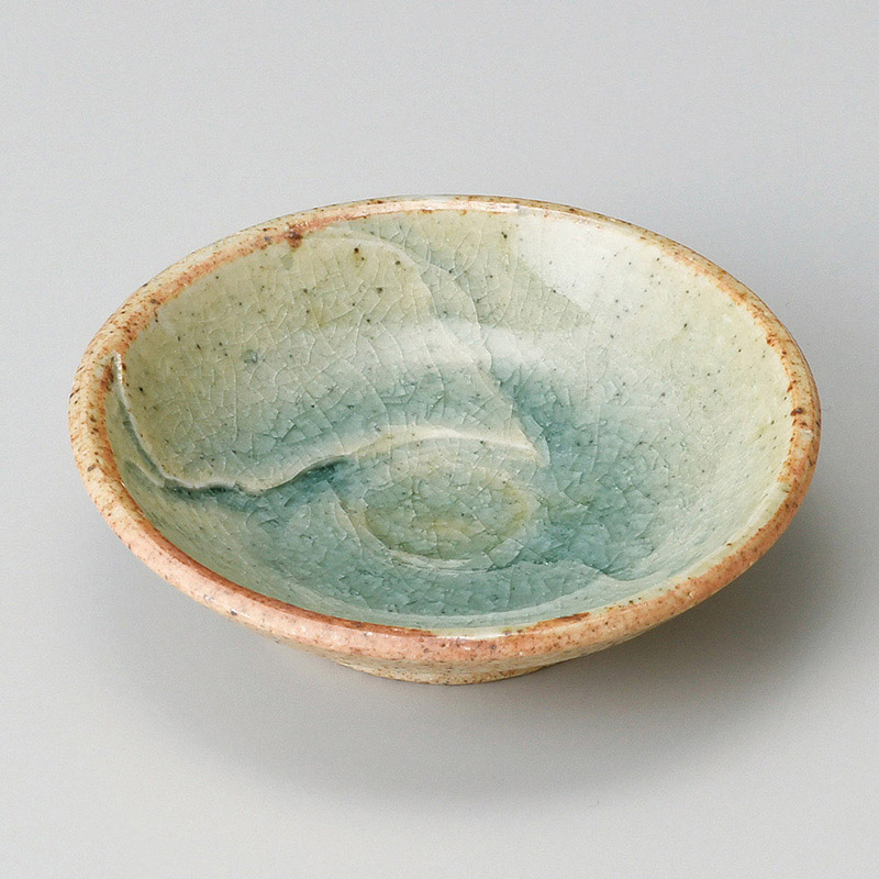 山万 13043-550 緑雲3.0丸皿  1個（ご注文単位1個）【直送品】