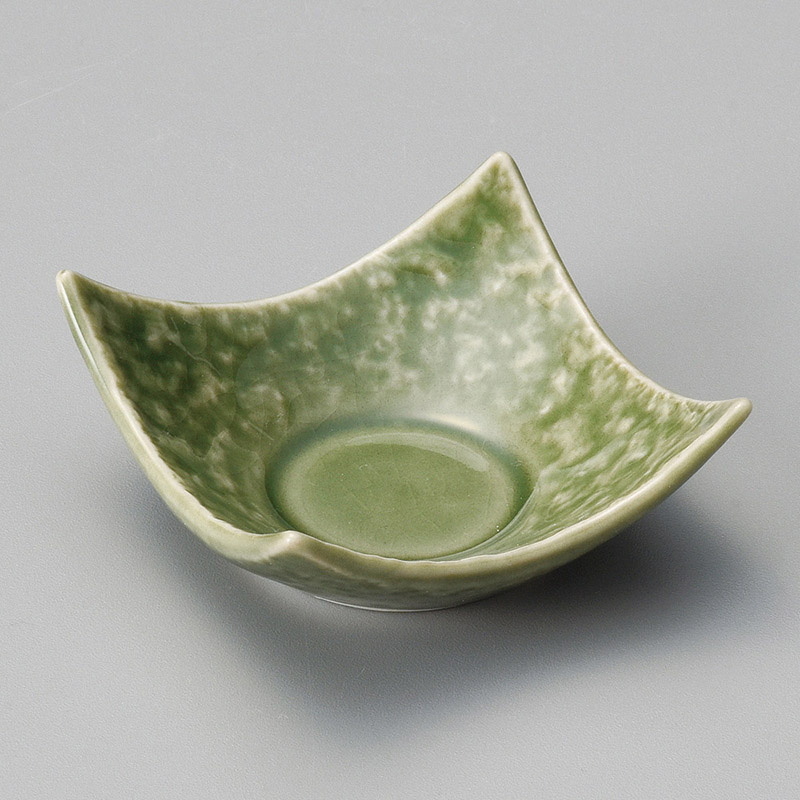 山万 13104-550 ねり抹茶石目型角豆鉢  1個（ご注文単位1個）【直送品】