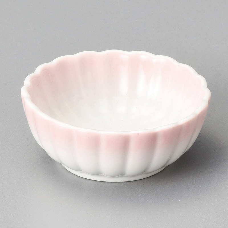 山万 13428-180 ピンク菊型豆小鉢  1個（ご注文単位1個）【直送品】