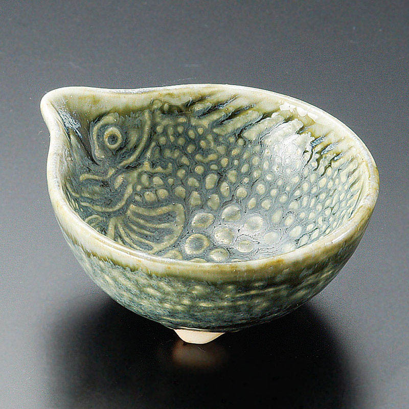 山万 13514-230 魚織部おふけ珍味鉢  1個（ご注文単位1個）【直送品】