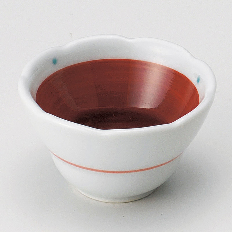 山万 13619-730 朱巻珍味(有田焼)  1個（ご注文単位1個）【直送品】