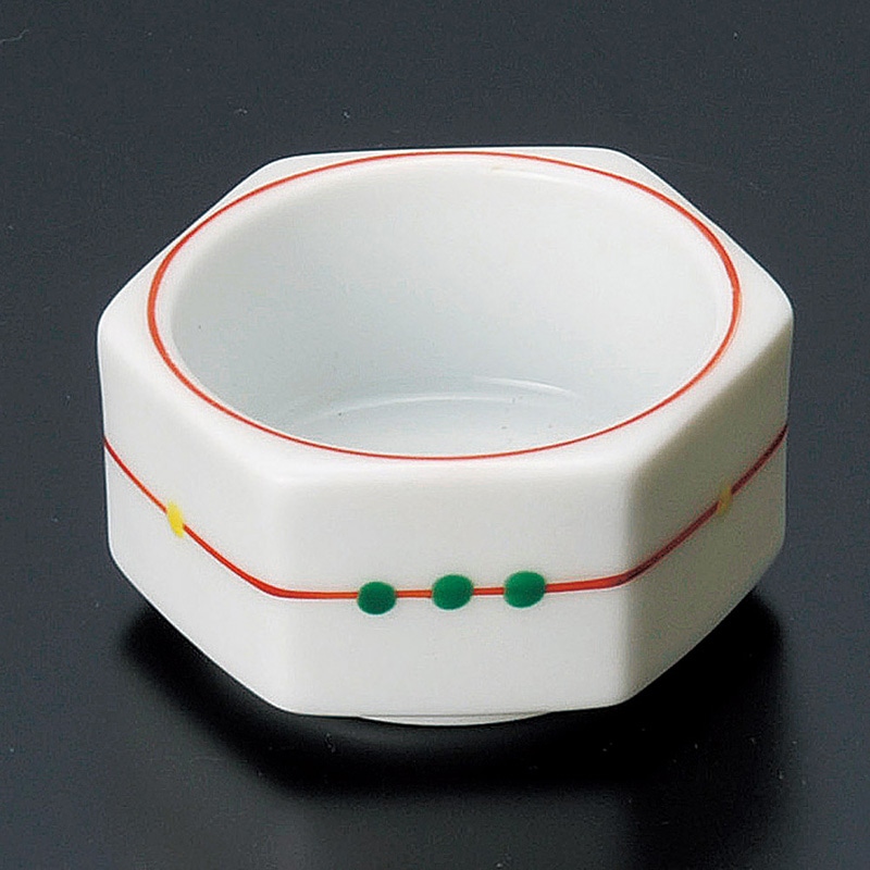 山万 13646-570 六角小付駒筋  1個（ご注文単位1個）【直送品】
