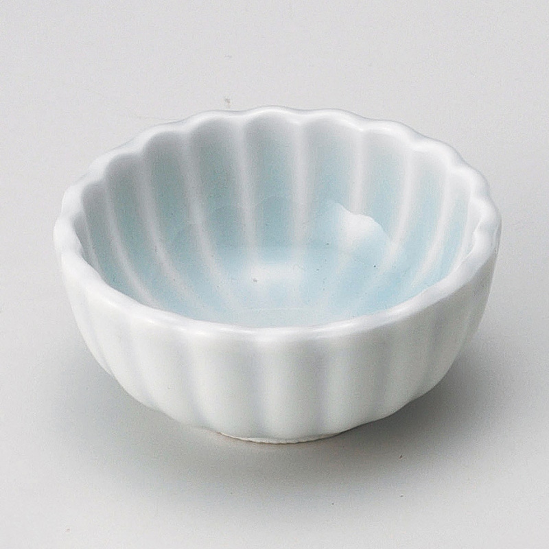 山万 13815-580 青白磁菊型珍味  1個（ご注文単位1個）【直送品】