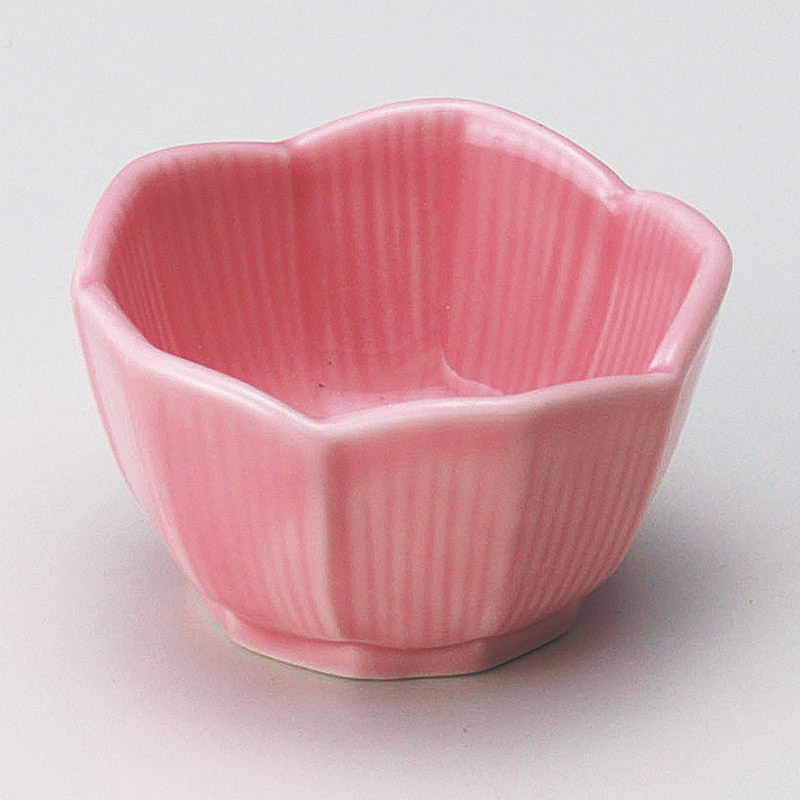 山万 14046-240 強化ピンク桔梗型珍味  1個（ご注文単位1個）【直送品】