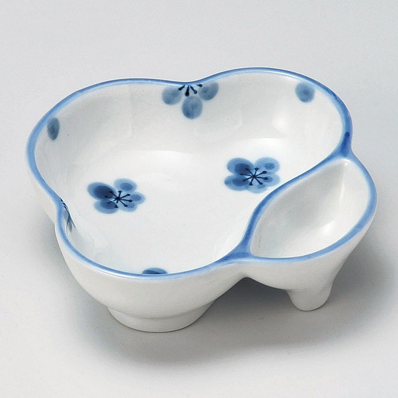 山万 14529-180 梅型梅仕切鉢 1個(ご注文単位1個)【直送品】