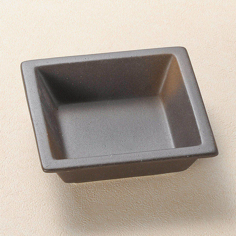 山万 14729-030 備前正角鉢 1個(ご注文単位1個)【直送品】