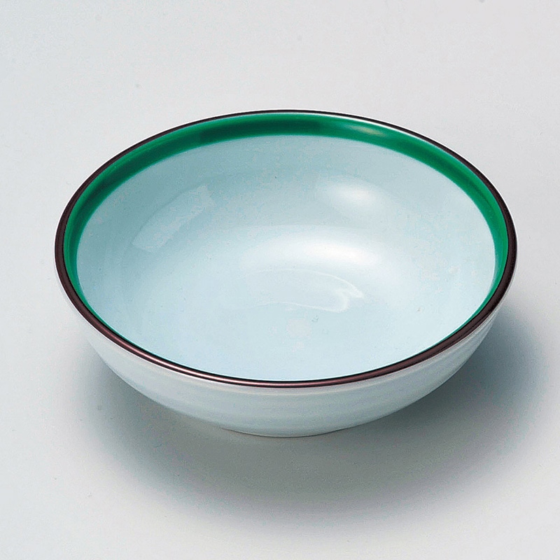 山万 14710-450 二色ライン丸鉢 1個(ご注文単位1個)【直送品】