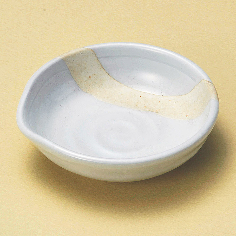 山万 14909-550 粉引塗分片口小鉢 1個(ご注文単位1個)【直送品】
