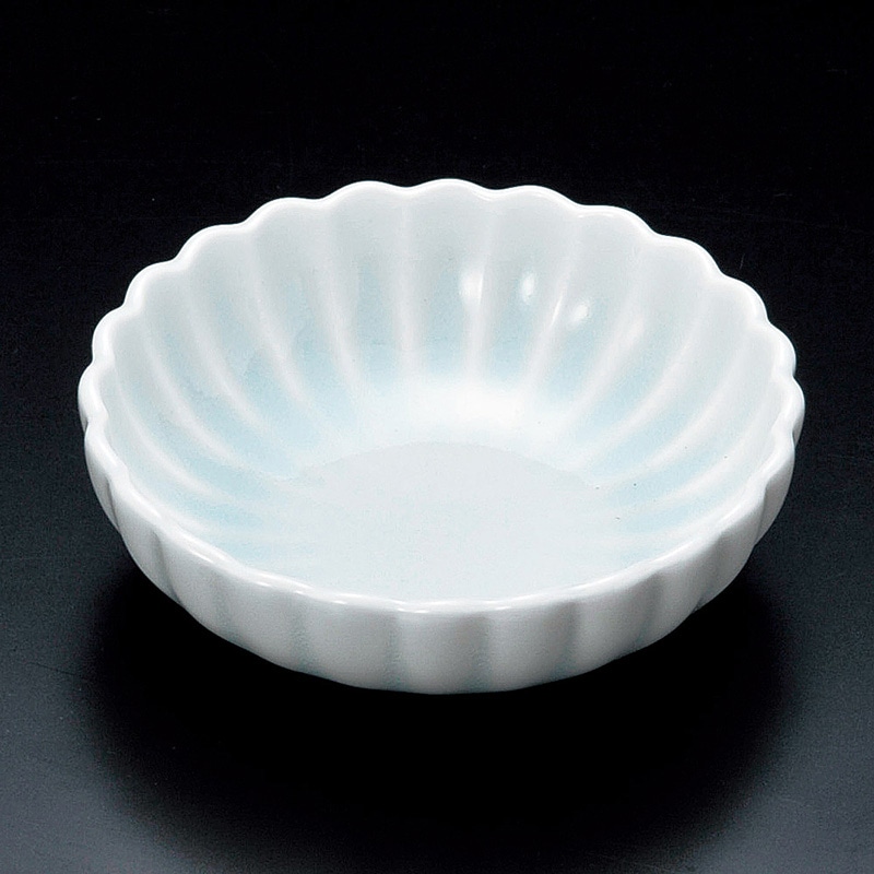山万 15009-580 青白磁菊型鉢 1個(ご注文単位1個)【直送品】