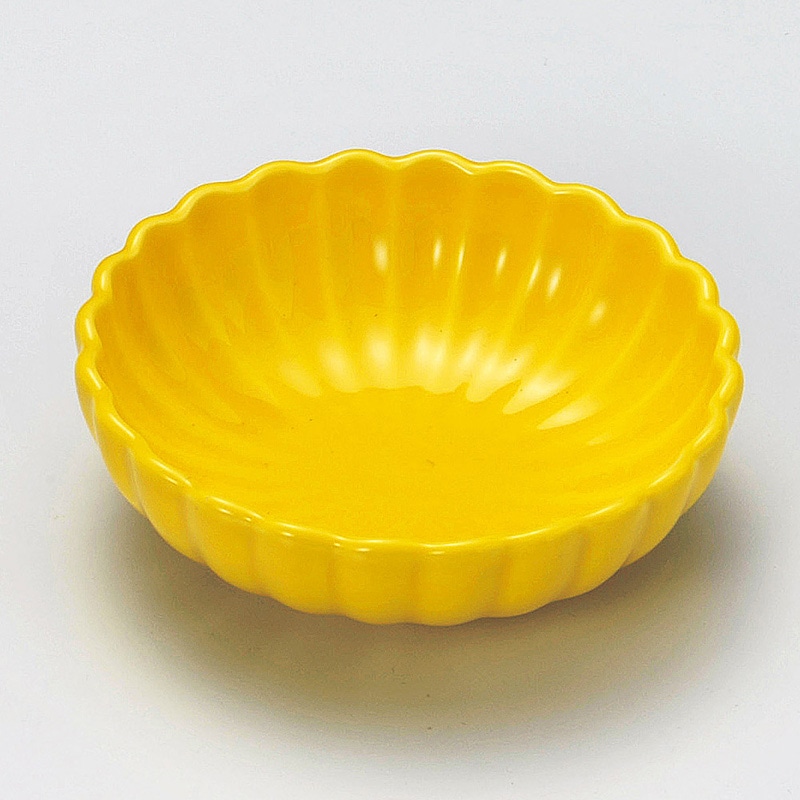 山万 15006-580 黄菊型鉢 1個(ご注文単位1個)【直送品】