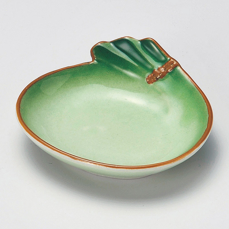 山万 14917-550 緑彩袋型松花堂 1個(ご注文単位1個)【直送品】