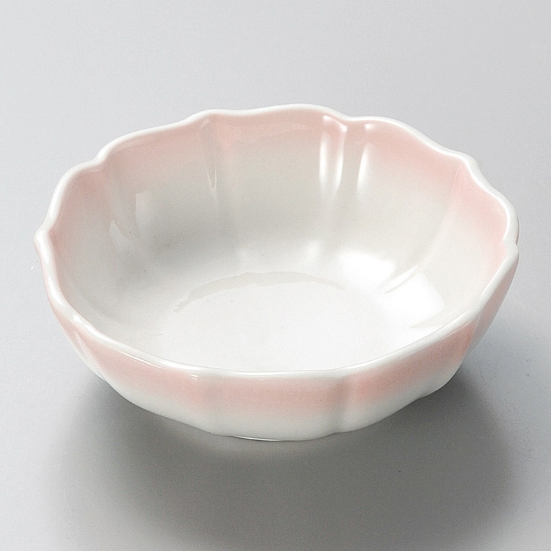 山万 15003-180 ピンク花型小鉢  1個（ご注文単位1個）【直送品】