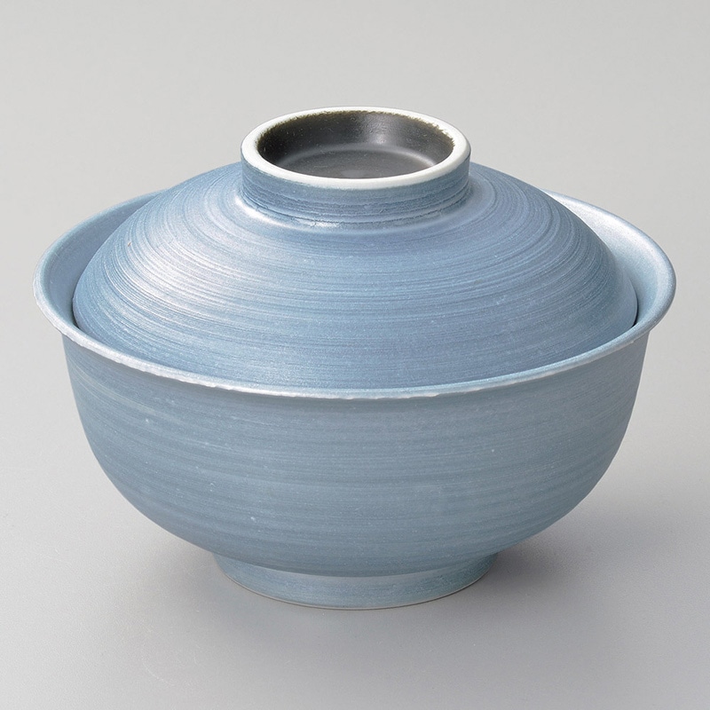 山万 15412-130 銀彩反型煮物碗(大)  1個（ご注文単位1個）【直送品】